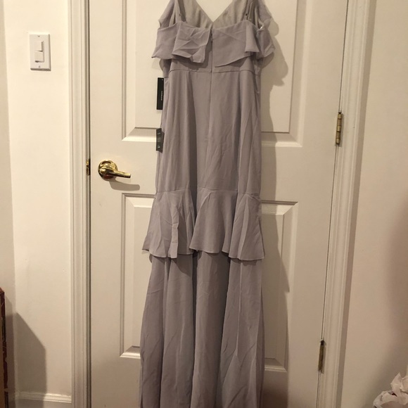 NWT Lulus Ruffled Maxi Dress - Picture 7 of 7